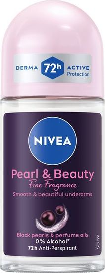 Nivea Kuličkový antiperspirant Pearl & Beauty Black (Anti-Perspirant) 50 ml