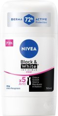 Nivea Tuhý antiperspirant Invisible For Black & White Clear 50 ml