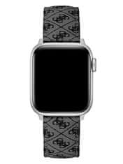 Guess Kožený řemínek pro Apple Watch (38 - 41 mm) - Gray Quattro G CS2001S2