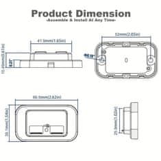 HADEX Napájecí zdířka 12-24V USB-A QC + USB-C PD