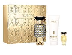 Paco Rabanne Fame - EDP 80 ml + tělové mléko 100 ml + EDP 4 ml