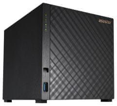 Asustor NAS AS1104T / 4x 3,5" SATA III/ Realtek RTD1296 1,4GHz/ 1GB/ 1x 2,5GbE/ 2x USB 3.2 Gen 1