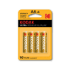 Kodak baterie ULTRA PREMIUM alkalická, AA, 4 ks, blistr