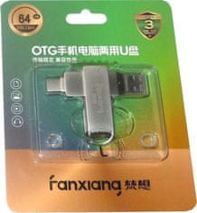 HADEX Fanxiang high speed flashdisk 64GB USB+USB-C 3.2