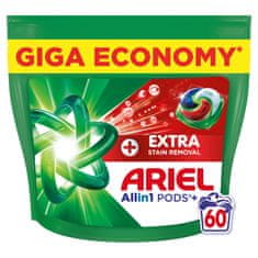 Ariel Extra Clean Allin1 +, kapsle na praní, 60 praní