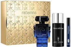 Paco Rabanne Phantom Intense - EDP 100 ml + deodorant ve spreji 150 ml + EDP 10 ml