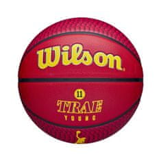 Wilson Míče basketbalové vínově červené 7 Nba Player Icon Trae Young Outdoor