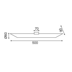 ACA  Nástěnné svítidlo TITAN max. 2x50W/GU10/230V/IP20, bílé