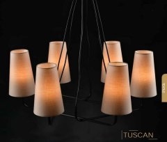 ACA  Nástěnné svítidlo TUSCAN max. 2x40W/E14/230V/IP20