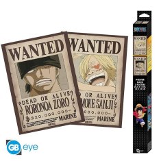 AbyStyle One Piece Set plakátů - Wanted Zoro & Sanji 2 ks