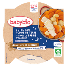 Babybio Brambory máslová dýně ovčí sýr 230 g