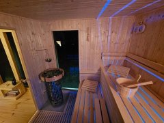 TopKing Zahradní sauna + vana Premium 6,2x2,65m