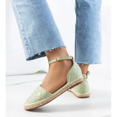 Zelené espadrilky velikost 40