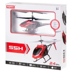 KIK RC helikoptéra SYMA S5H 2,4 GHz RTF RC červená