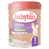 Babybio Optima 1 počáteční kojenecké bio mléko s probiotiky a prebiotiky 800 g