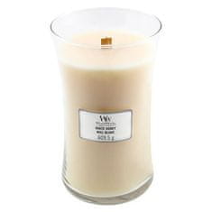 Woodwick Vonná svíčka váza White Honey 609,5 g