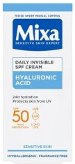 Mixa Denní hydratační pleťový krém SPF 50 (Daily Invisible SPF Cream) 50 ml