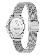 Guess Ladies Silver Tone Analog Watch s diamantem GW0842L1