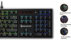 A4Tech Bloody B820R mechanická RGB herní klávesnice, Blue switches, USB, CZ