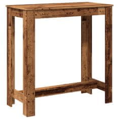 Vidaxl Barový stůl old wood 102 x 50 x 103,5 cm kompozitní dřevo