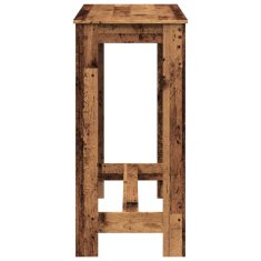 Vidaxl Barový stůl old wood 102 x 50 x 103,5 cm kompozitní dřevo