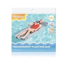 Bestway Nafukovací lehátko Transparent 1,83 m x 76 cm