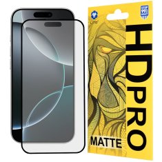 LITO HD Pro Matte ochranné sklo - iPhone 16 Pro - Černá KP36766