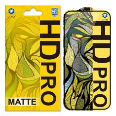 LITO HD Pro Matte ochranné sklo - iPhone 16 Pro - Černá KP36766