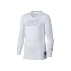 Nike Tričko bílé XS JR Pro Compresion