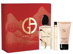 Giorgio Armani Sì - EDP 100 ml + tělové mléko 50 ml + EDP 10 ml (new design)