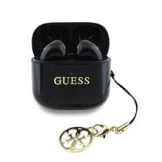 Guess Bezdrátová sluchátka Classic Logo Charm TWS Black