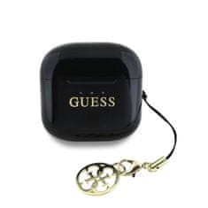 Guess Bezdrátová sluchátka Classic Logo Charm TWS Black