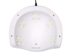 HADEX Lampa UV na nehty 18LED 54W usb, růžová