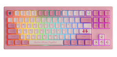 AKKO KB Akko 5087B V2 Sailor Moon, herní, TKL, Akko Fairy Silent, bezdrátová, růžová/bílá, US