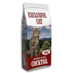 DELIKAN EXCLUSIVE CAT Cocktail 10kg Krmivo pre venkovním a vnitřním kočkám z drůbežího masa a ryb