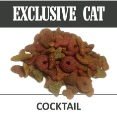 DELIKAN EXCLUSIVE CAT Cocktail 10kg Krmivo pre venkovním a vnitřním kočkám z drůbežího masa a ryb