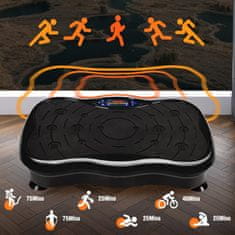 LIVEFY Vibro Fit vibrační plošina na cvičení, černá