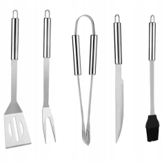 MG Grill Set V1 příslušenství ke grilování, stříbrné