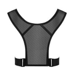 MG Running Vest reflexní běžecká vesta, černá