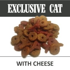 DELIKAN EXCLUSIVE CAT Cheese 2kg Krmivo pro vnější a vnitřní kočky s příchutí sýra