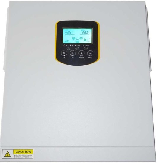 HADEX Hybridní měnič napětí CM1500-12N, DC/AC 12V/1500W,regulátor MPPT