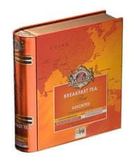 BASILUR Asian Breakfast Tea Book Assorted plech 32 sáčků