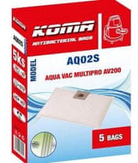 KOMA Sáčky do vysavače AQ02S - AquaVac Multipro 200 textilní, 5ks