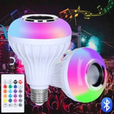 APT BLUETOOTH REPRODUKTOR V DESIGNU LED ŽÁROVKY RGB