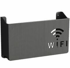 APT POLIČOVÝ DRŽÁK PRO WIFI ROUTER ČERNÝ