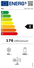 ECG Kombinovaná chladnička ERD 21431 WE