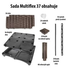 Garden King Modulární vyvýšený záhon MULTIFLEX 37, 1 sada