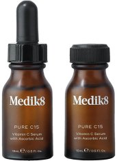 Medik8 Sérum s vitamínem C pro omlazení pleti Pure C15 (Vitamin C Serum) 2 x 15 ml