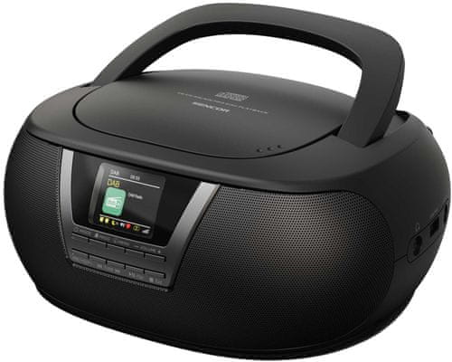 klasický radiopřijímač sencor SPT 6200DB fajn zvuk stereo reproduktor USB port aux in bluetooth fm pll tuner