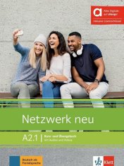 Stefanie Dengler: Netzwerk neu A2.1 – Hybride Ausgabe – Kursb./Übungsbuch + MP3/Video allango.net + Lizenz (24 Monate)